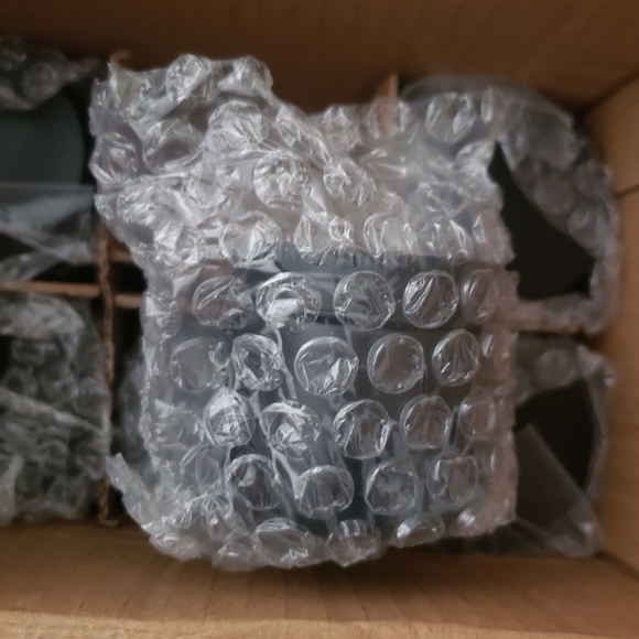 (6) 2oz black glass jars - Picture 3 of 5